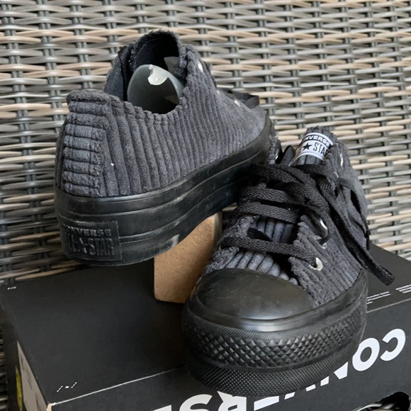 Converse Ctas Lift Platforms OX Black/Black/Black WMNS - Picture 10 of 16